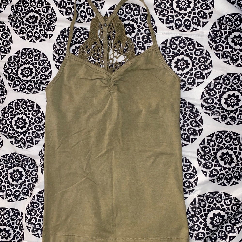 Aeropostale Green Halter Tank